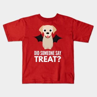 Golden Labrador Halloween Trick or Treat Kids T-Shirt